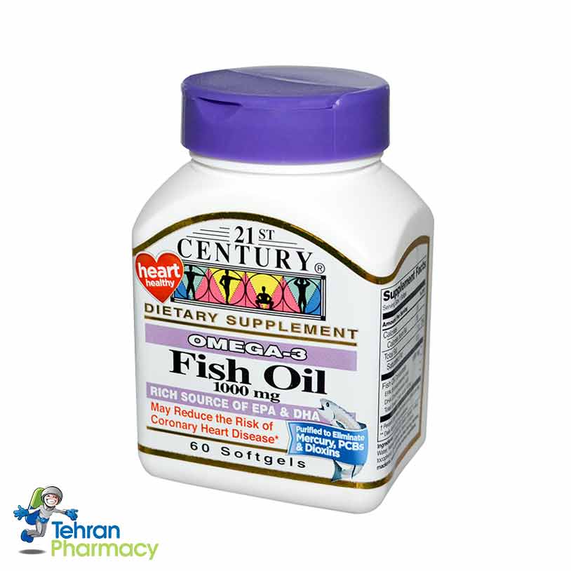 روغن ماهی امگا 3 سنتری 21 -  21st Century Omega3 Fish Oil